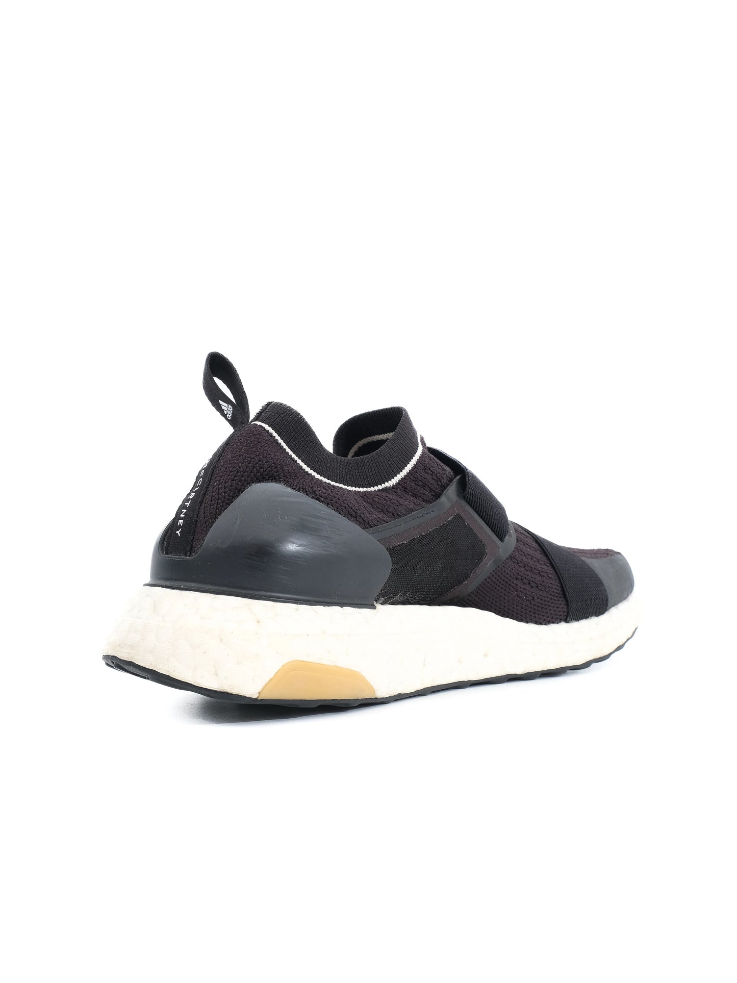 stella mccartney black textile sneakers size 37.5 excellent condition