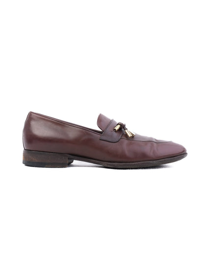 Excellent Tom Ford Orange Leather Loafers Size 39 Men