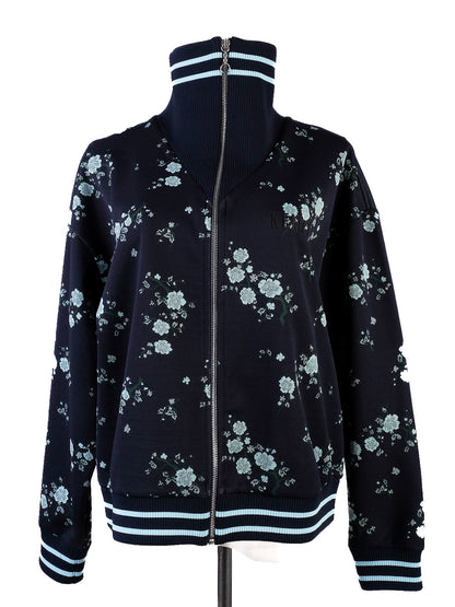 Excellent Kenzo Floral Tracksuit Dark Polyester Jacket Pants Set