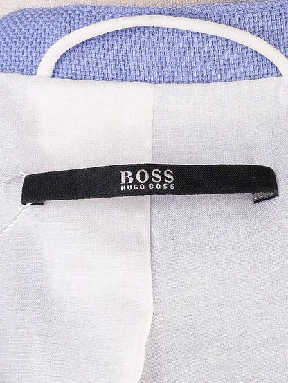 Excellent Hugo Boss Women's Suit Blue Cashmere Wool Size S