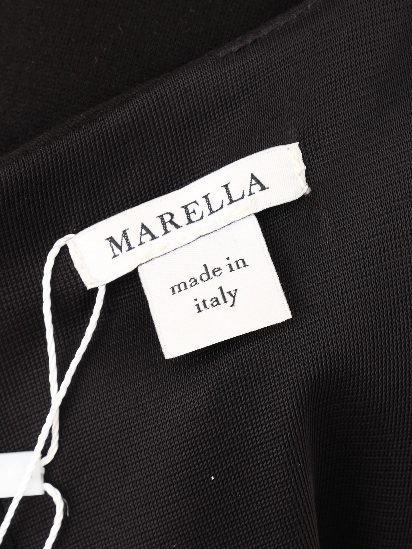 excellent marella black cocktail dress size m peplum cap sleeves