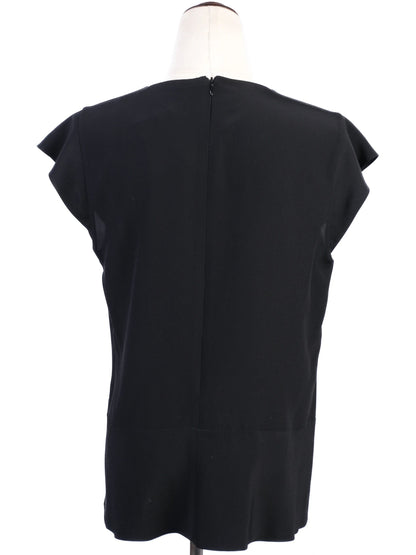 ETRO Women's Black Silk Sleeveless Blouse Size L Excellent Condition