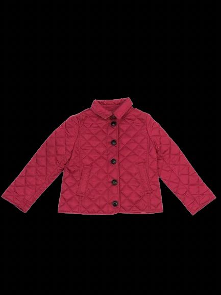 good burberry pink quilted jacket for kids size 4