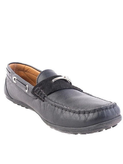 Average Cezare Paciotti Black Leather Loafers Size 37 Women