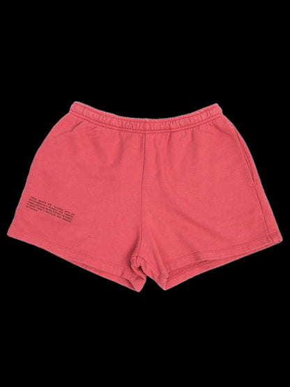 Excellent Pangaia Red Cotton Women's Shorts Size M