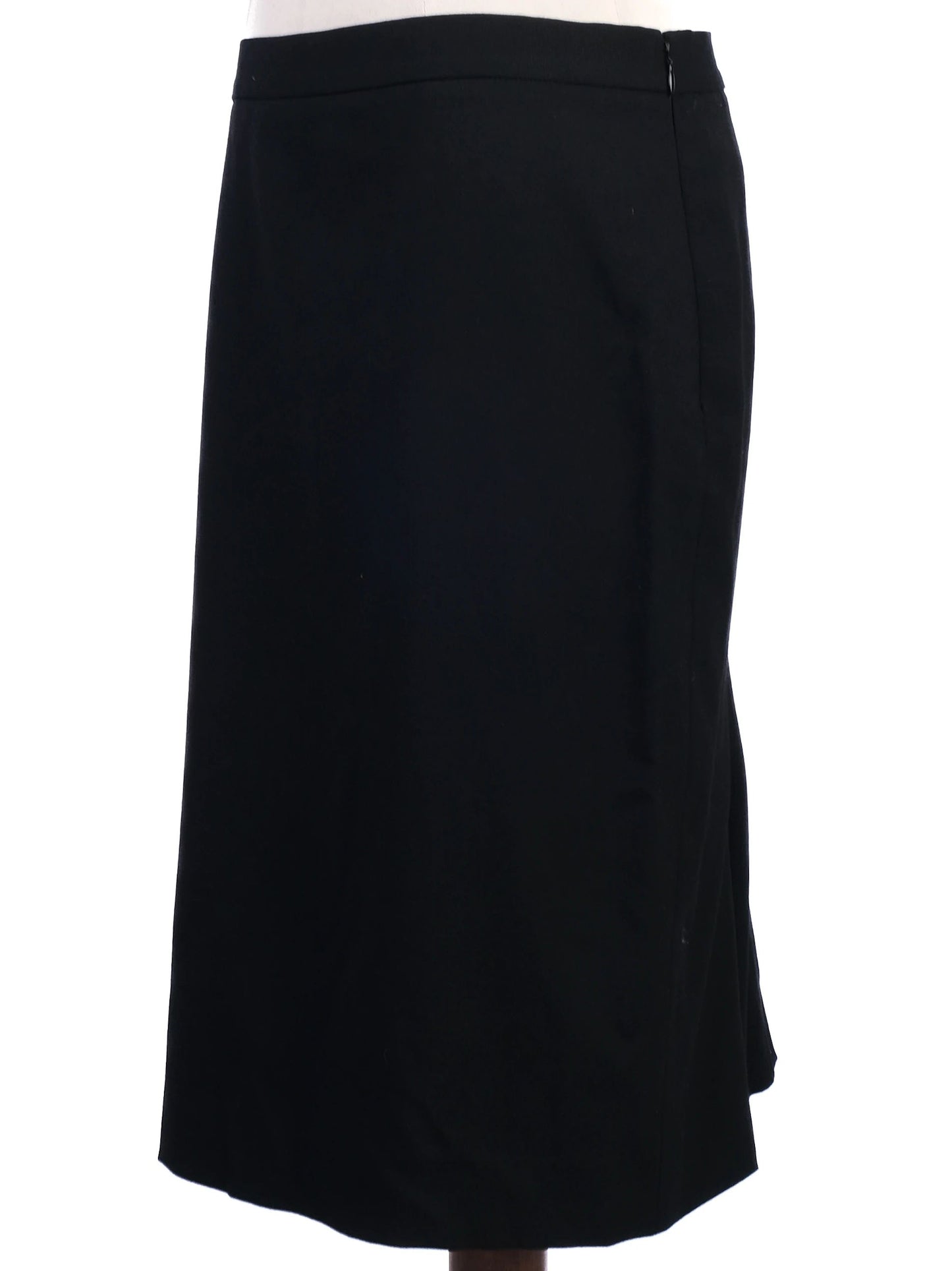 excellent moschino cheap and chic black wool skirt size xl