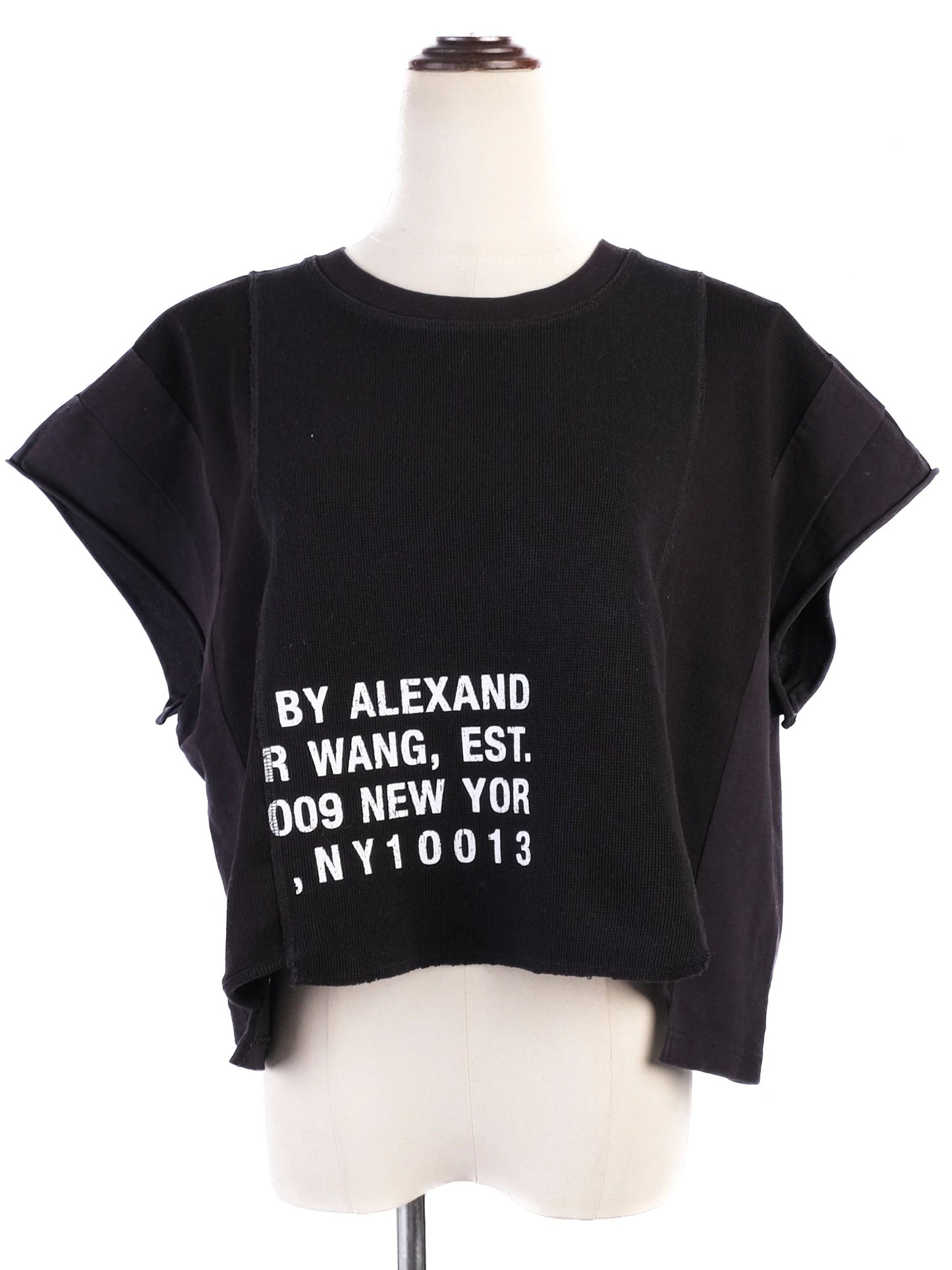 excellent alexander wang black nylon top size s women's casual