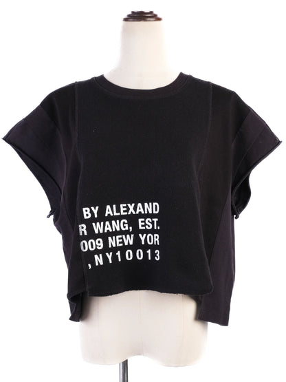 Excellent Alexander Wang Black Nylon Top Size S Women's Casual
