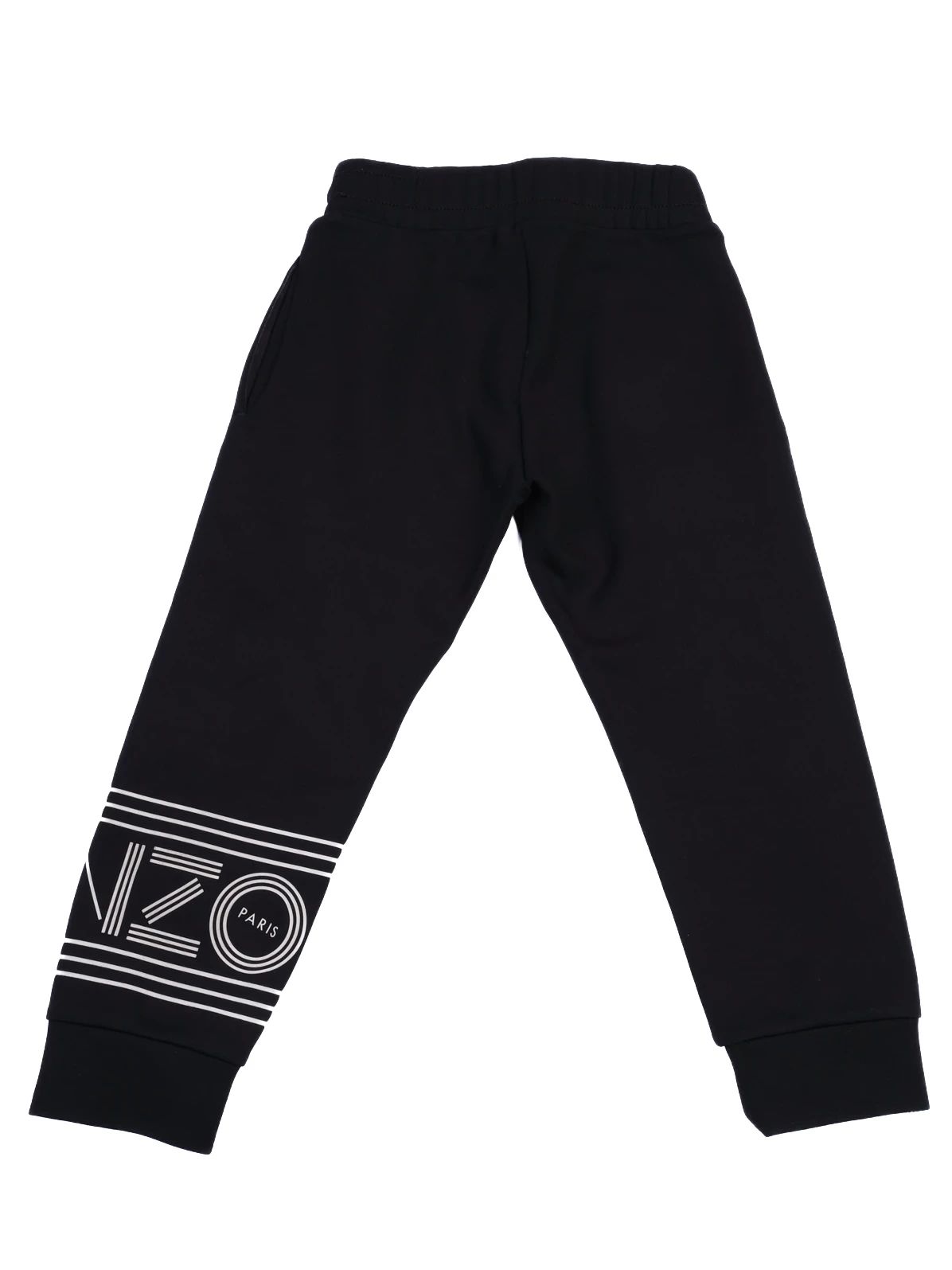 excellent kenzo kids black nylon tracksuit set size 5