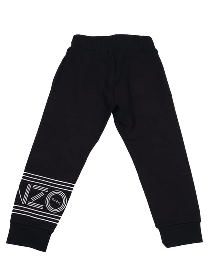 Excellent Kenzo Kids Black Nylon Tracksuit Set Size 5