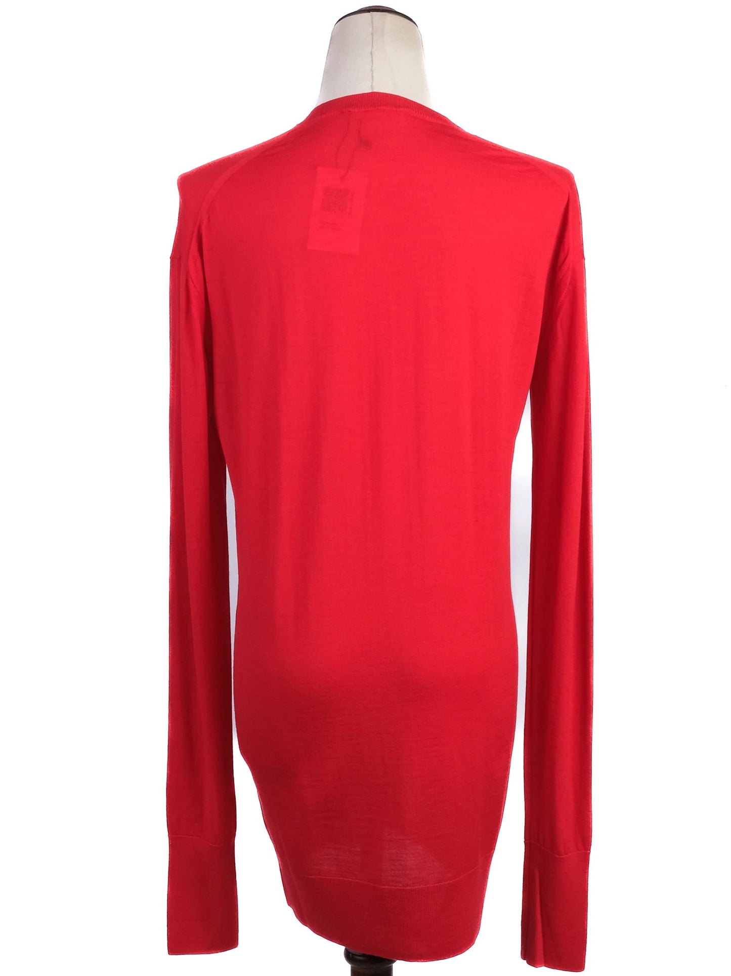 excellent celine red wool sweater size xs for women