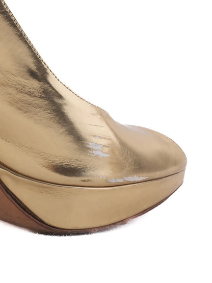 Average Condition Dior Yellow Leather High-Heeled Slingback Size 39
