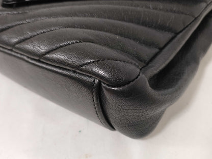 Yves Saint Laurent Medium College Bag, Sheepskin Matelasse