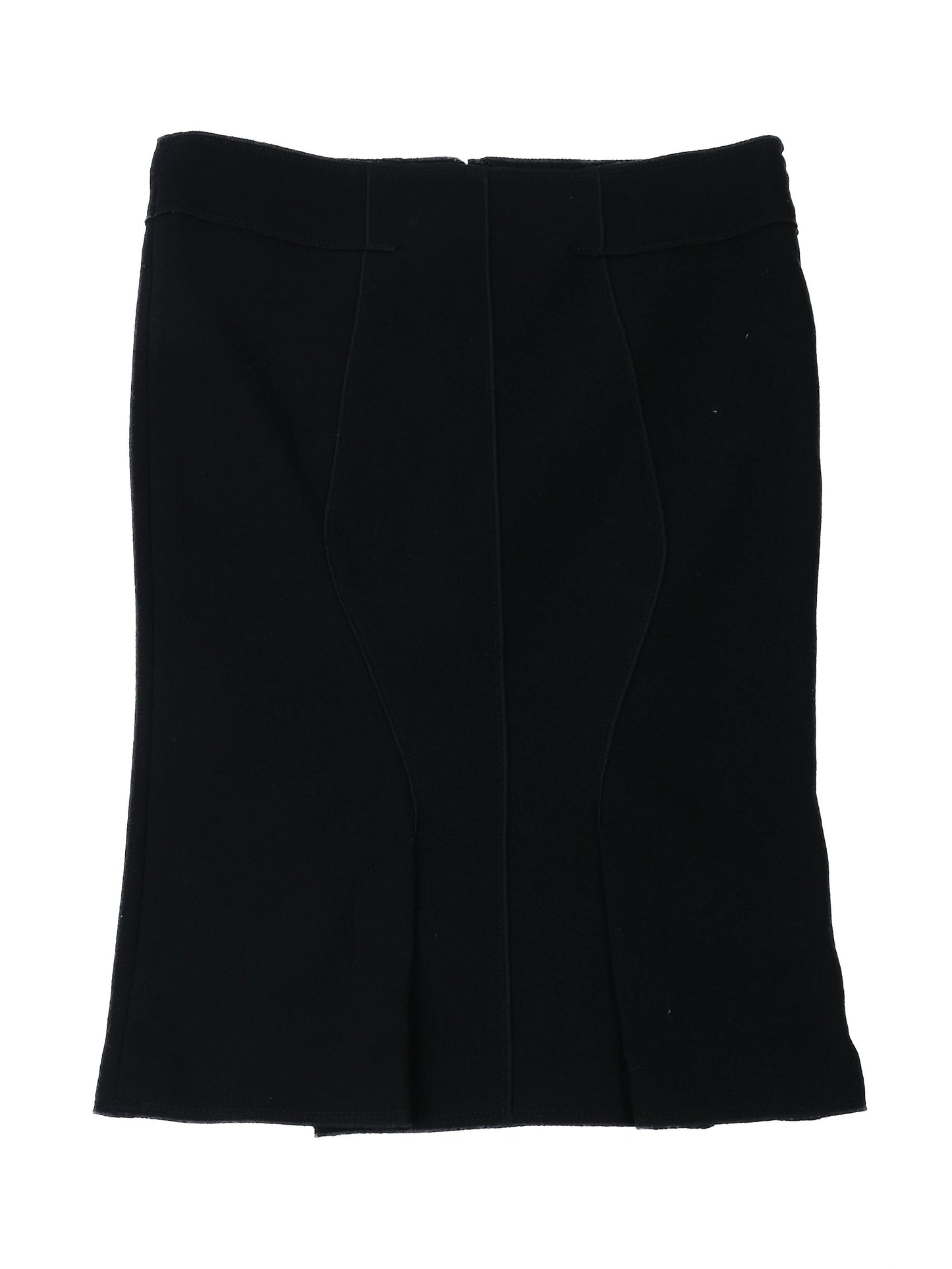 tom ford women's black wool skirt size l excellent condition