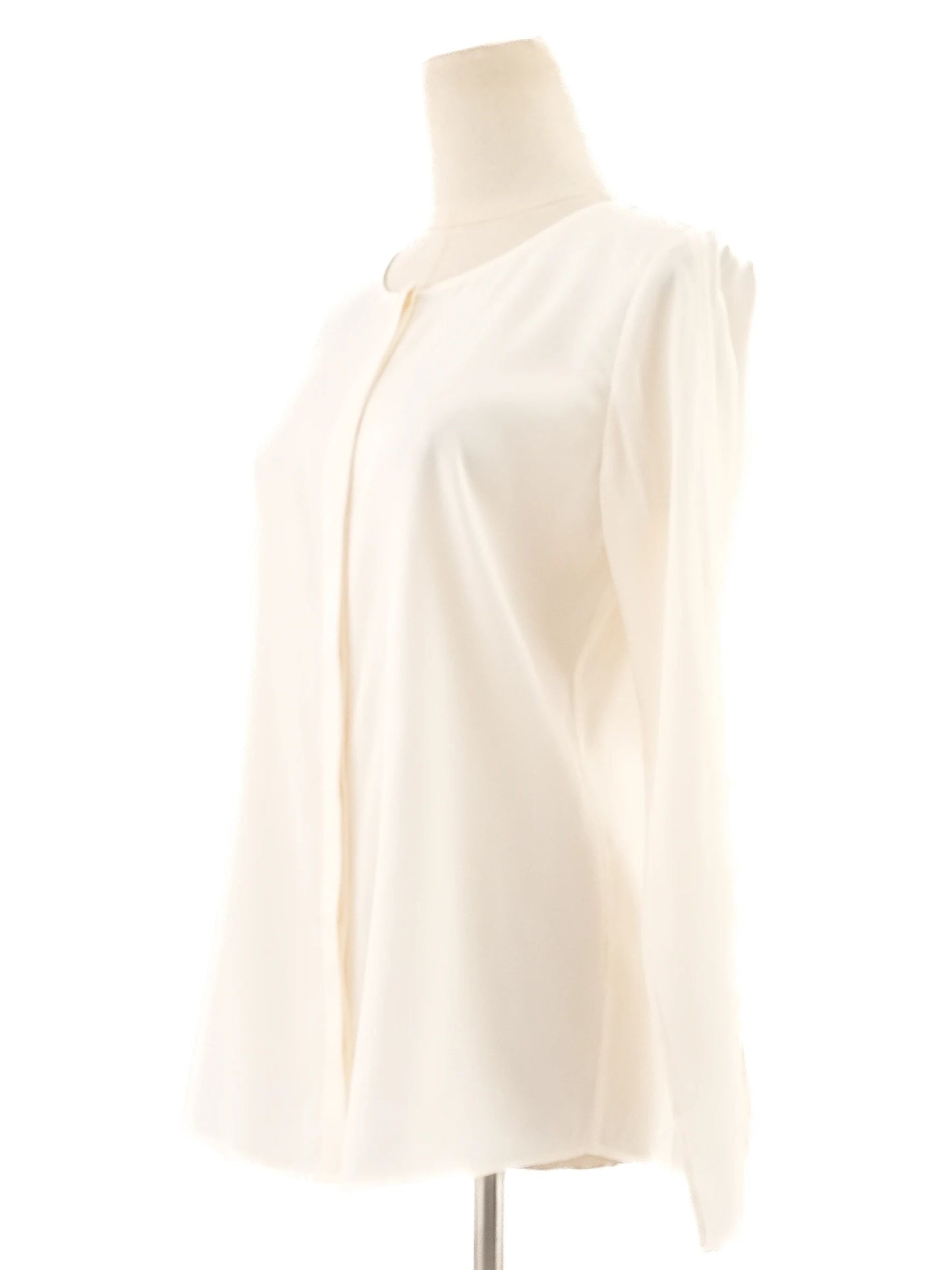excellent hugo boss yellow silk blouse long sleeve xs