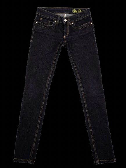 perfect bikkembergs dark blue jeans size s women polyester