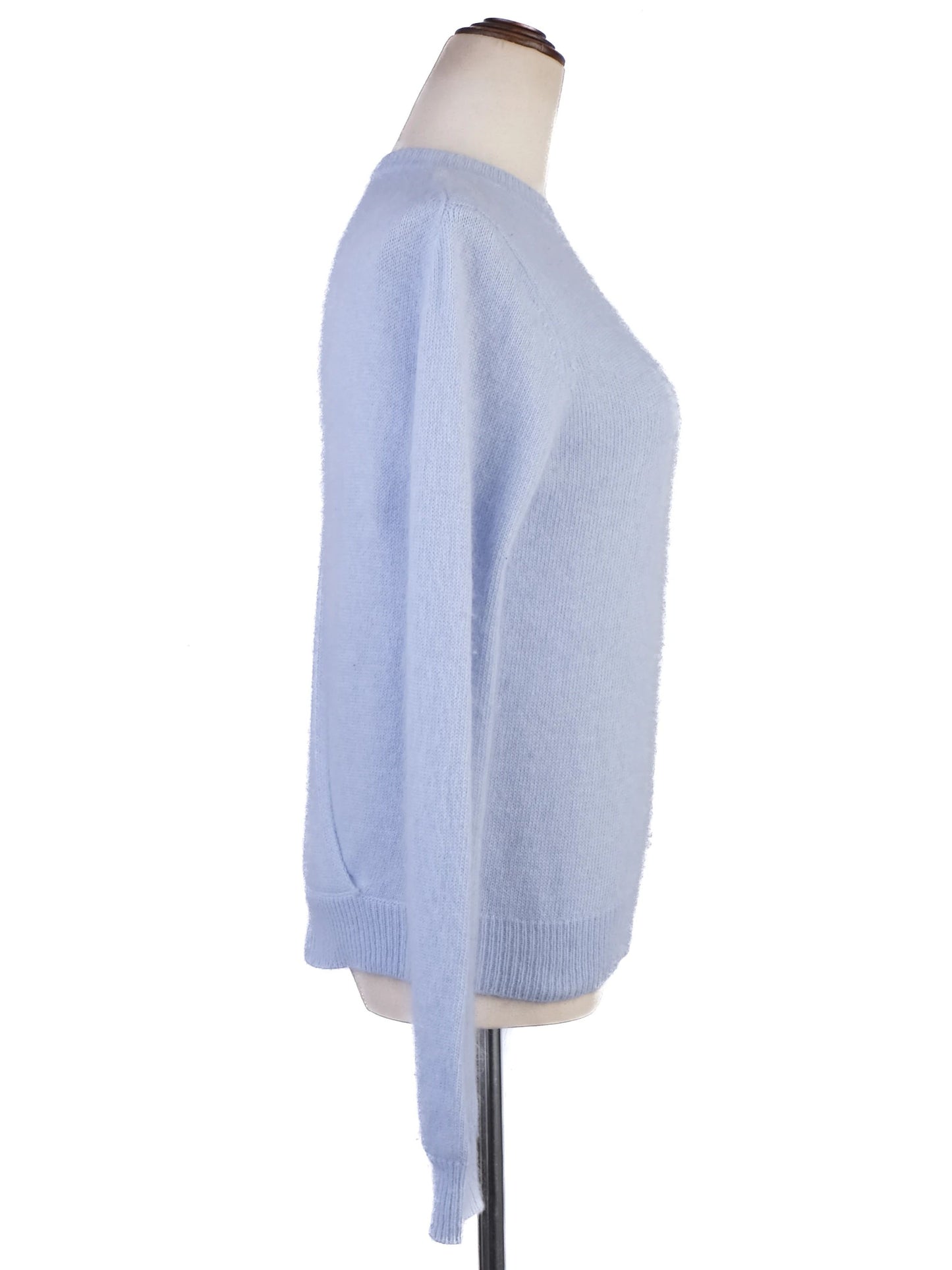 maje excellent light blue sweater xs nylon unique design