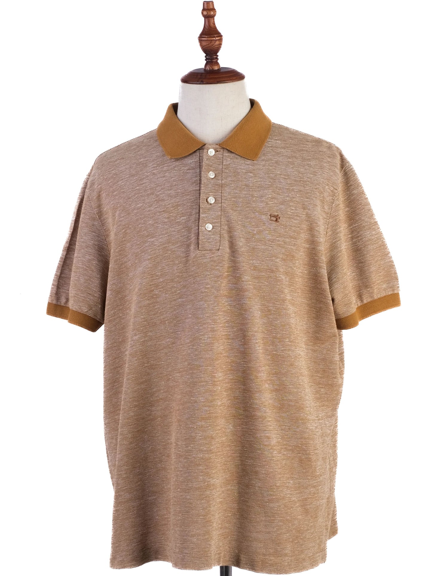 excellent scotch&soda orange cotton polo shirt size xl