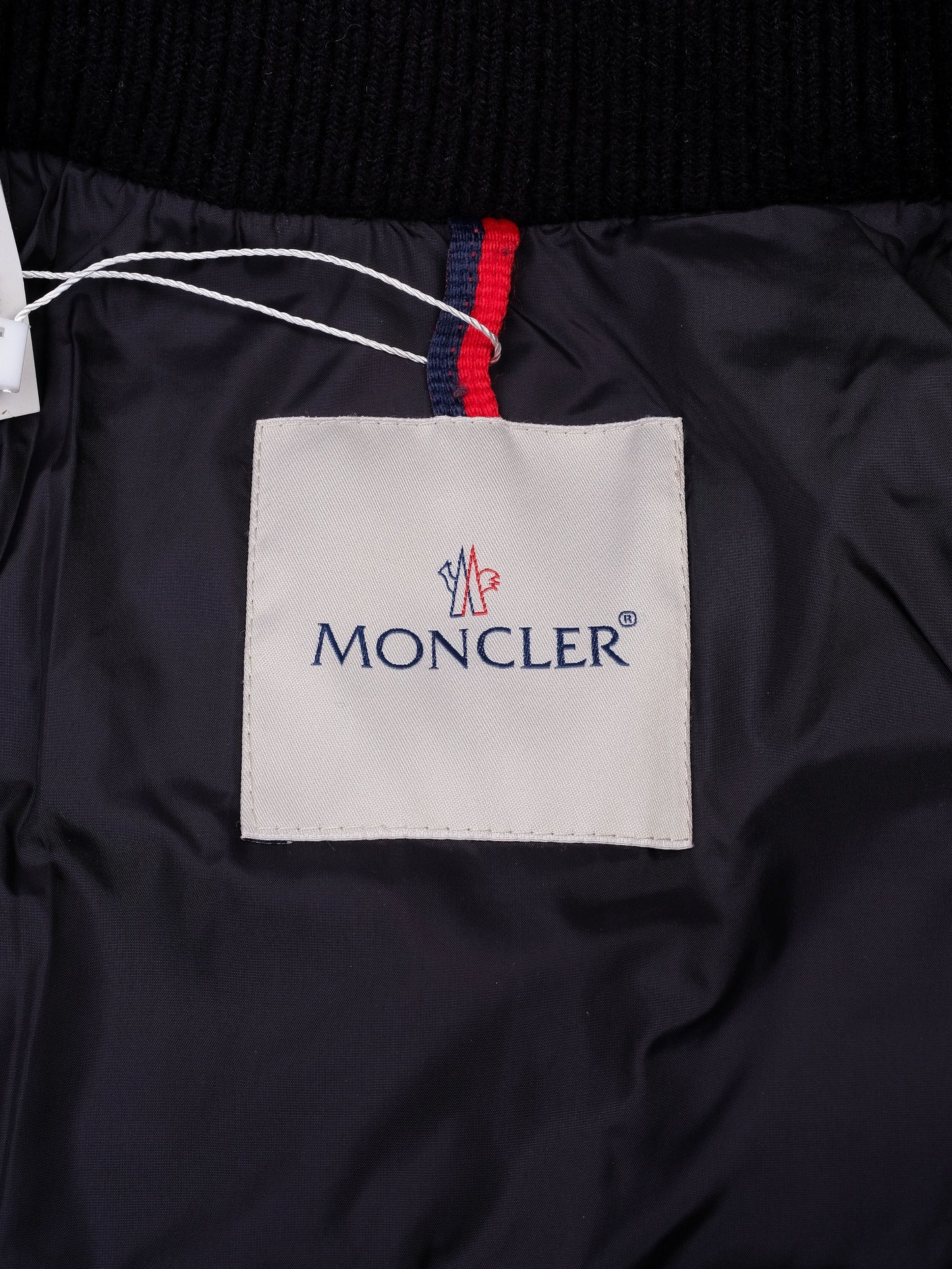 good moncler blue polyester puffer jacket size 4 for kids