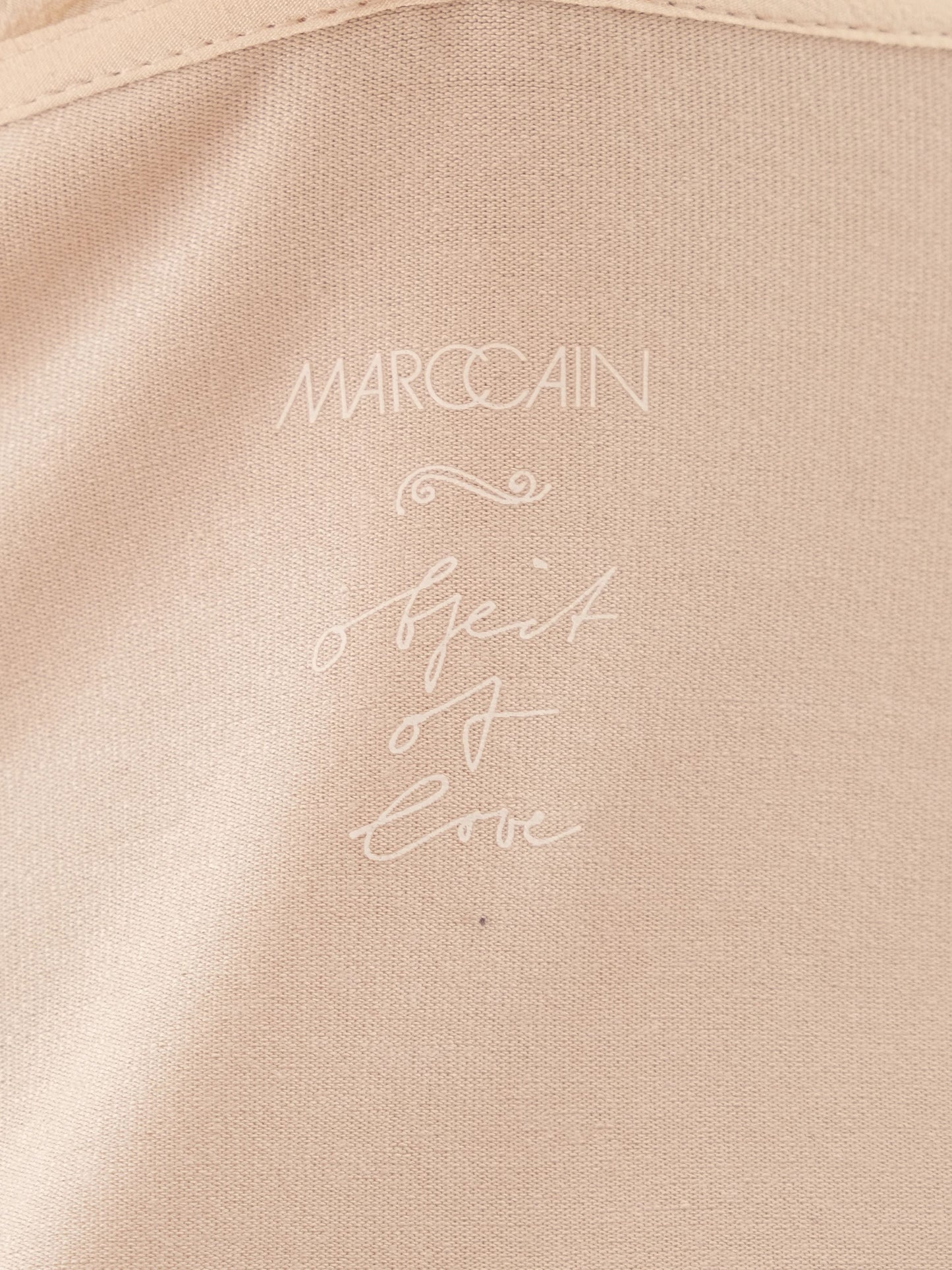 excellent marccain orange long-sleeved open-front cardigan women