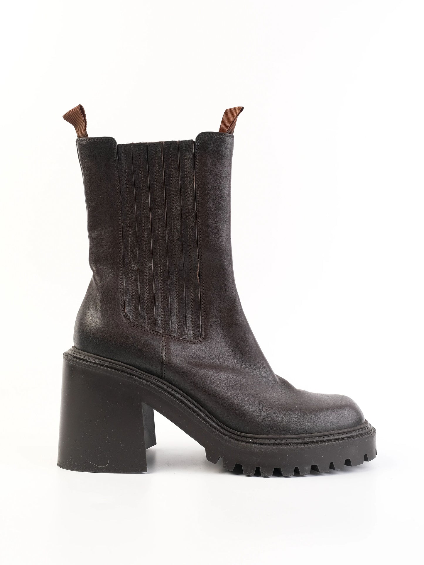 vic matie black leather chelsea boots size 40 excellent condition