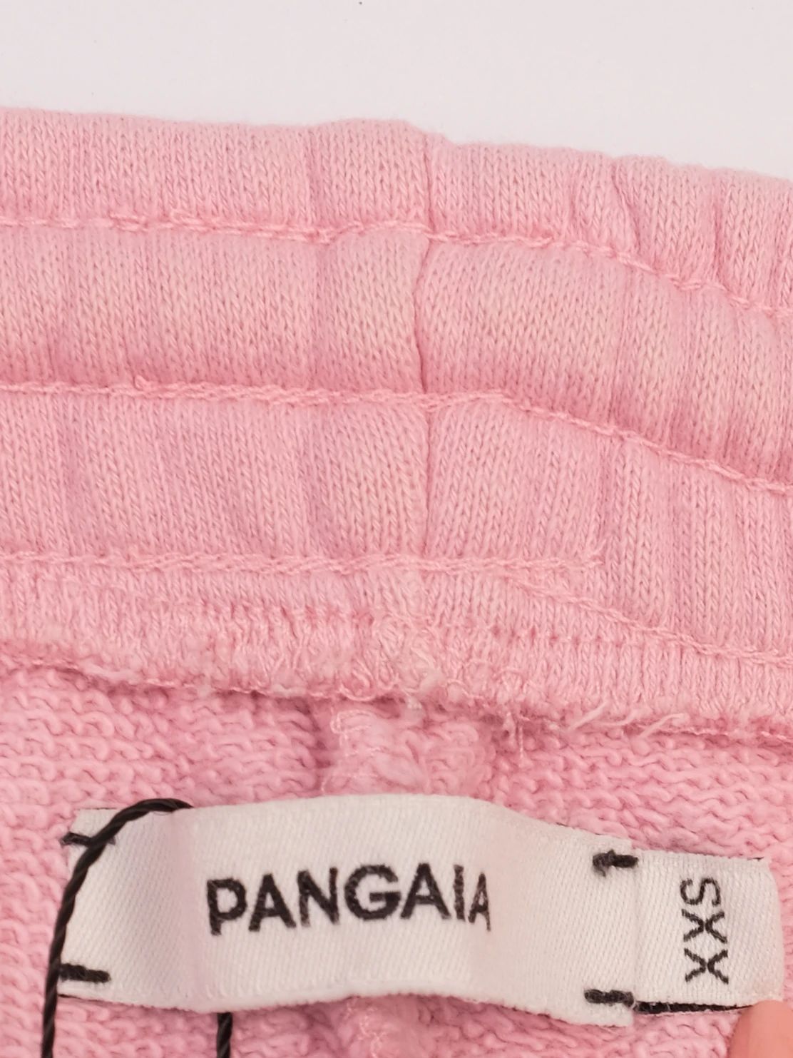 excellent pangaia pink cotton shorts xxs women's eco-friendly