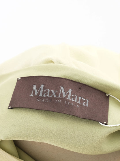 MAX MARA Green Viscose Sleeveless Dress Size XL - Excellent Condition