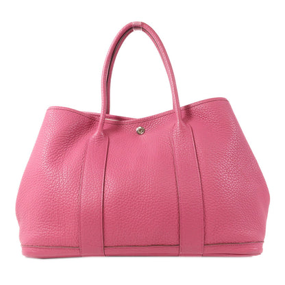 Hermes Country Leather Garden Party Pm Ginpaku Handmade Bag Tosca Tote Bag Tosca Pink Tosca Country Calfskin (c