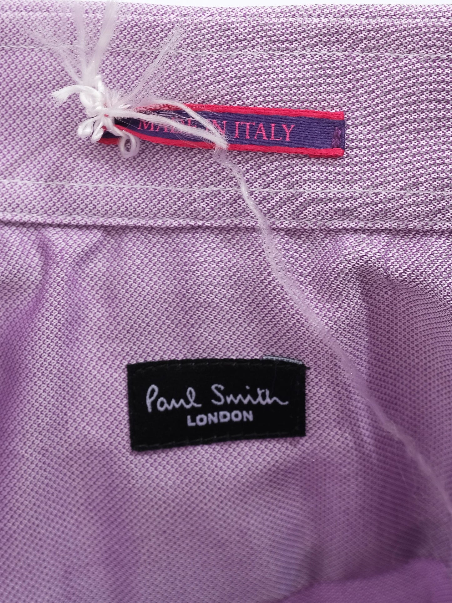 paul smith pink cotton long sleeve shirt xl excellent condition