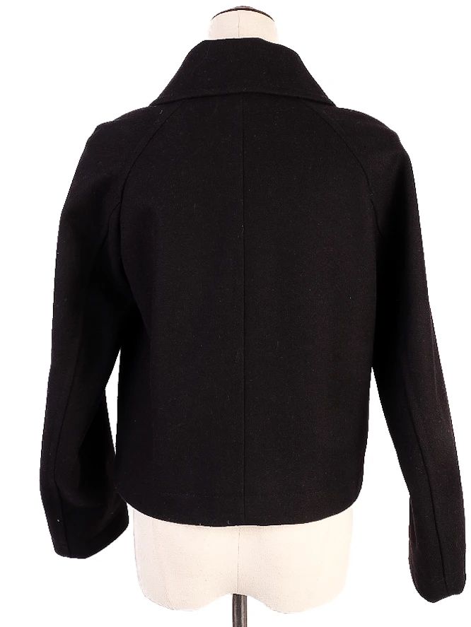 max mara shine! black wool jacket women's perfect condition
