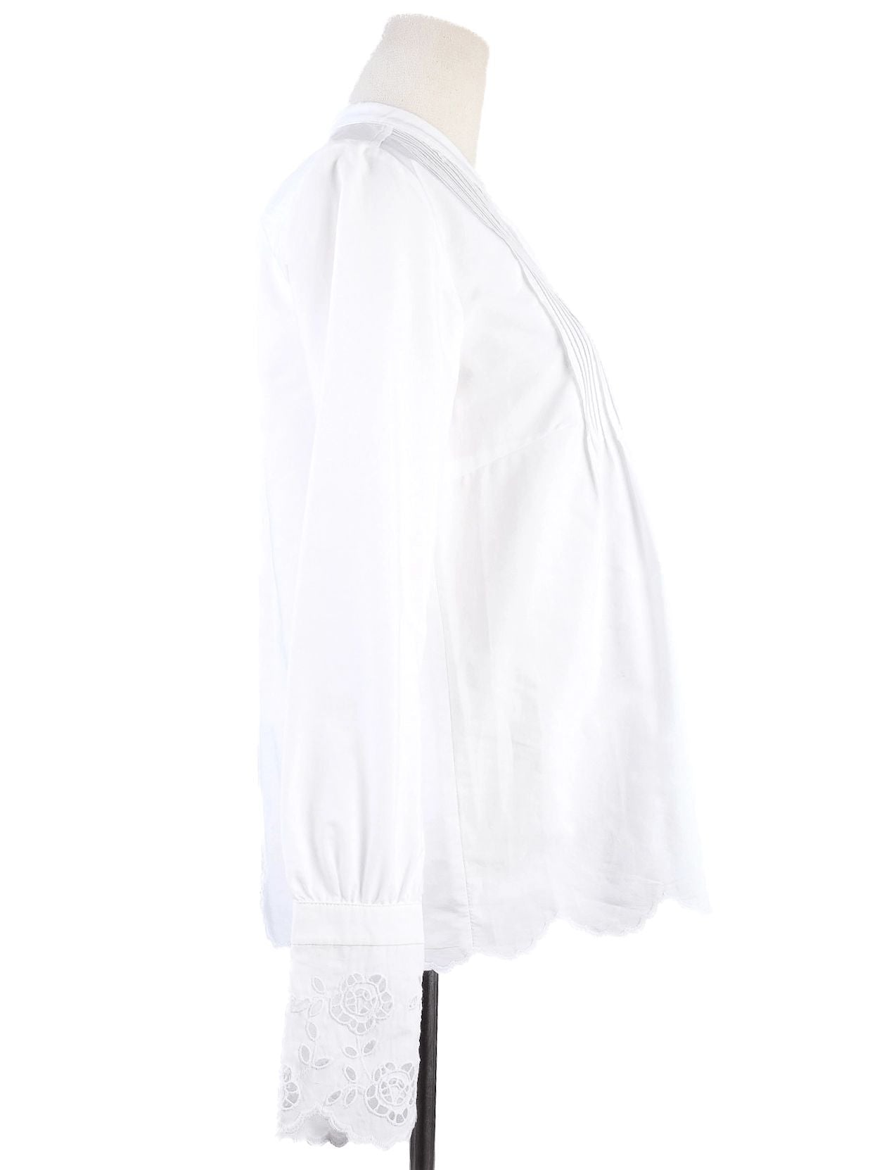 weekend maxmara white cotton blouse xs excellent condition