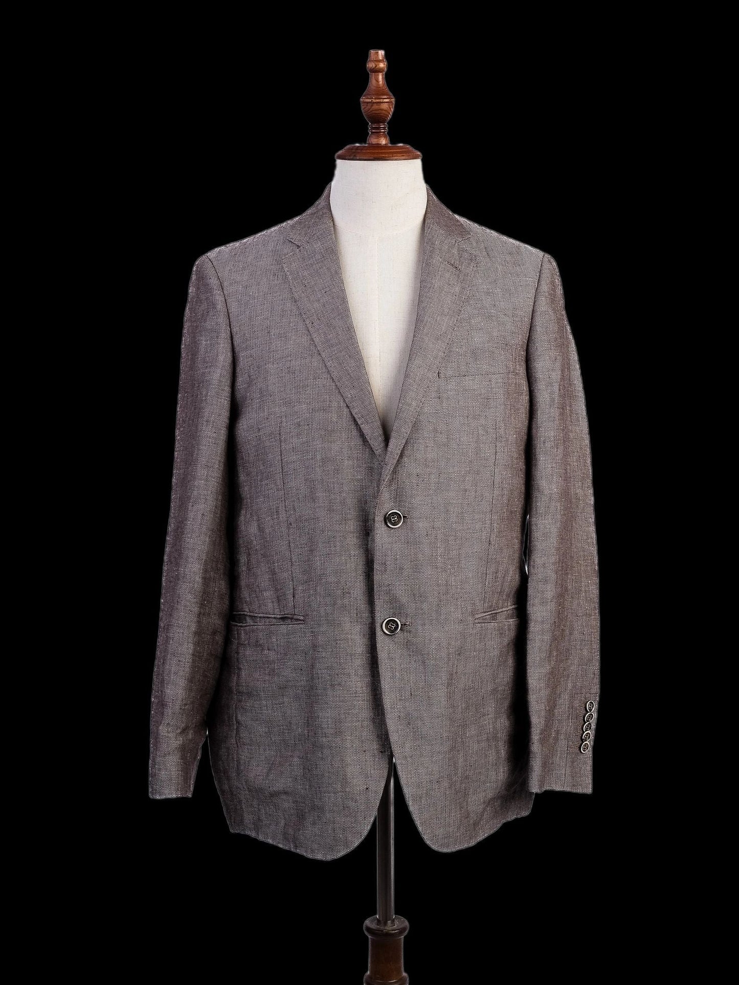 excellent sacoor brothers orange len suit jacket size m
