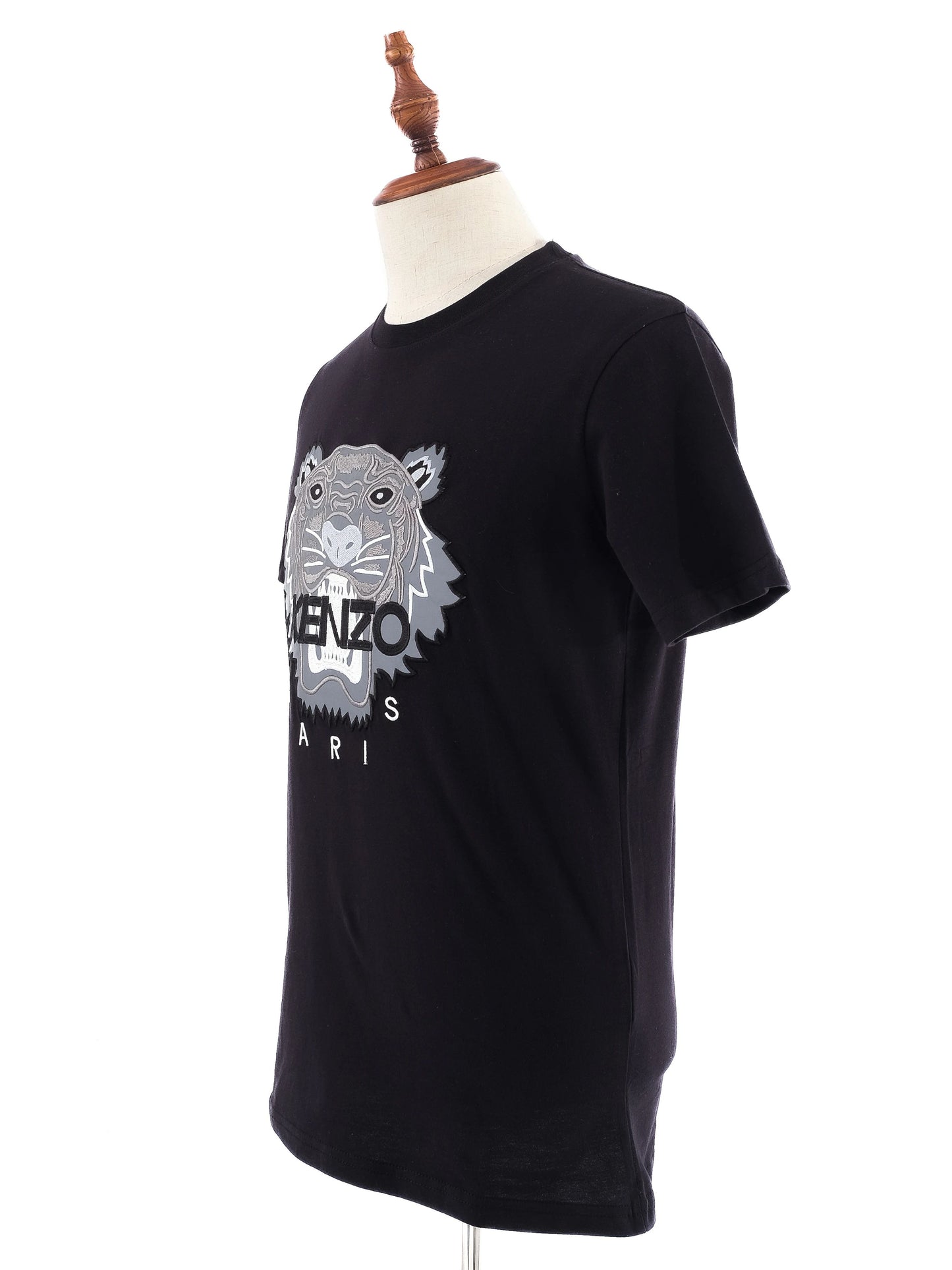 excellent kenzo black graphic tiger t-shirt size s men