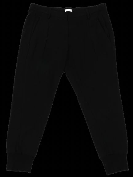 excellent brunello cucinelli black wool pants size m