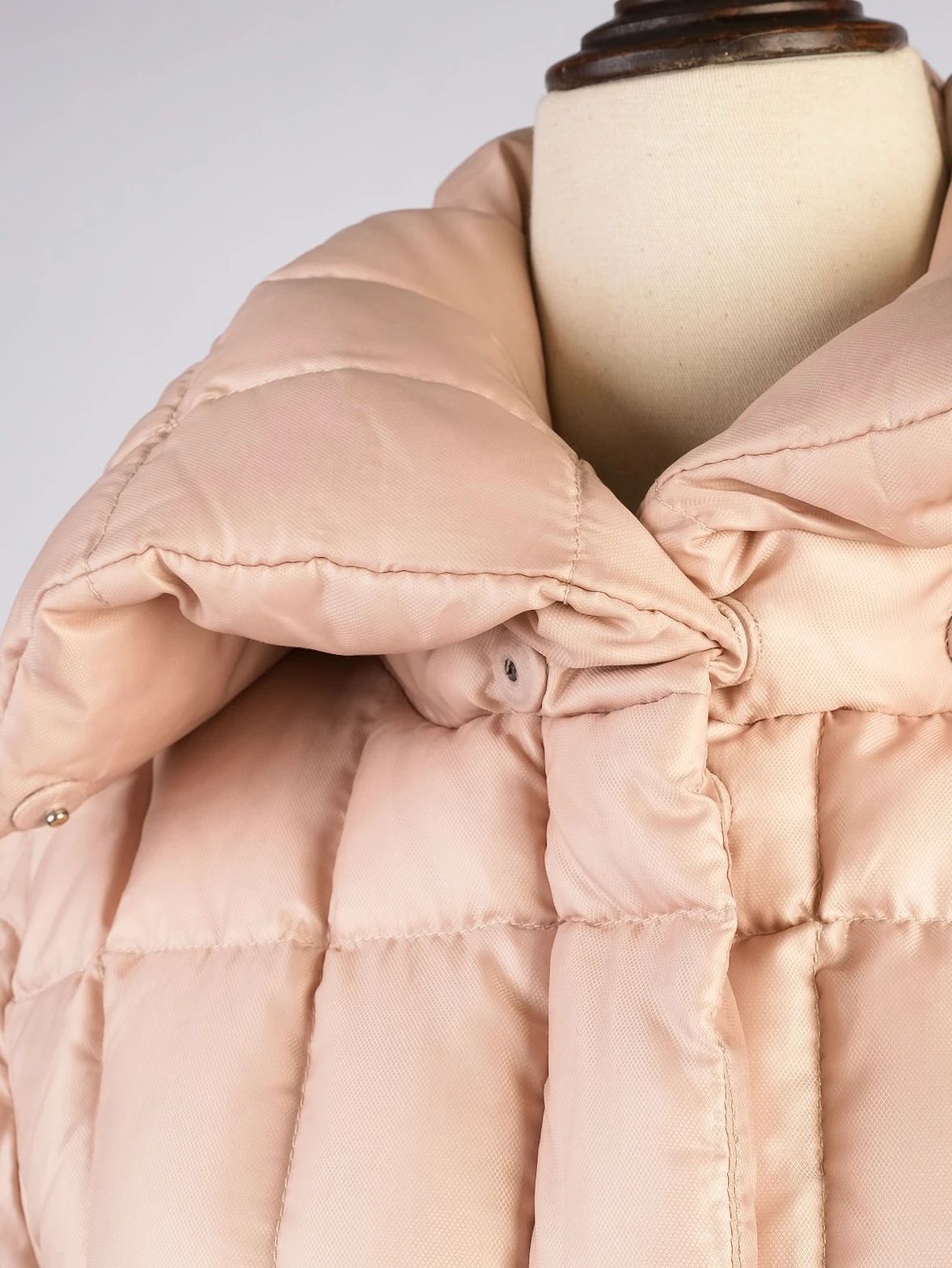 trussardi women's white nylon puffer coat xs excellent condition