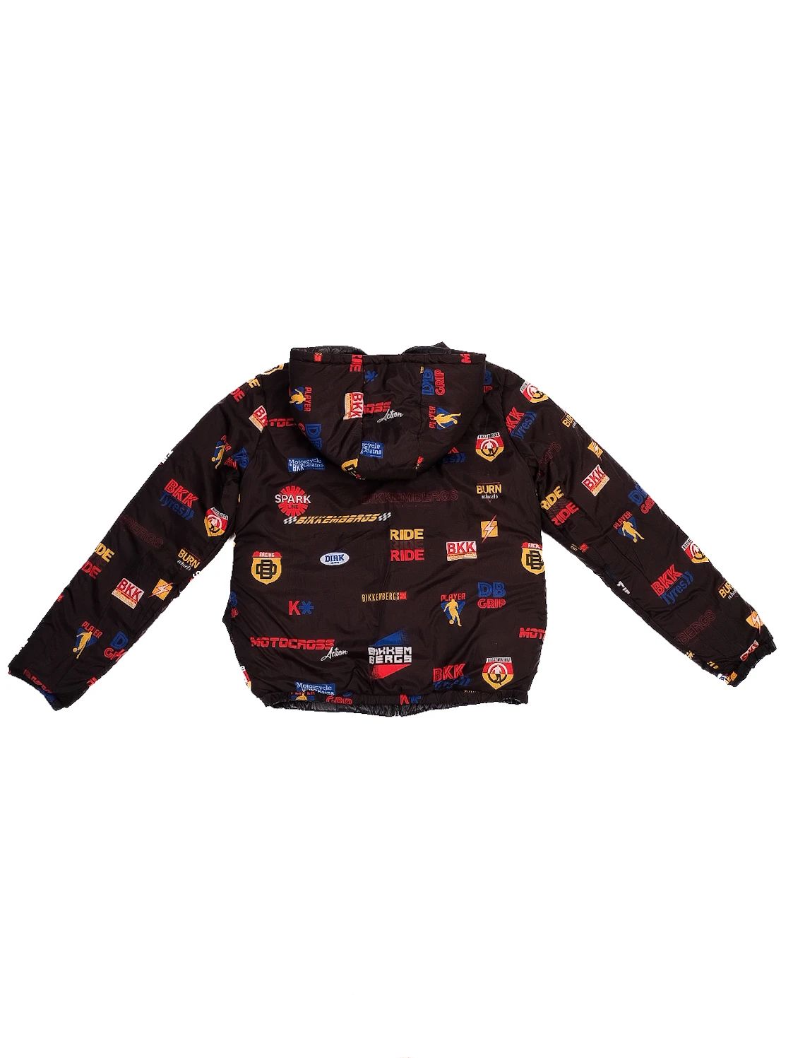 excellent bikkembergs black puffer jacket size 15 for kids