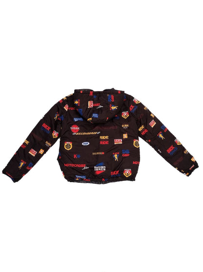 Excellent Bikkembergs Black Puffer Jacket Size 15 for Kids