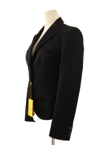 NEW Etro Black Blazer Jacket Women's Size M Cotton