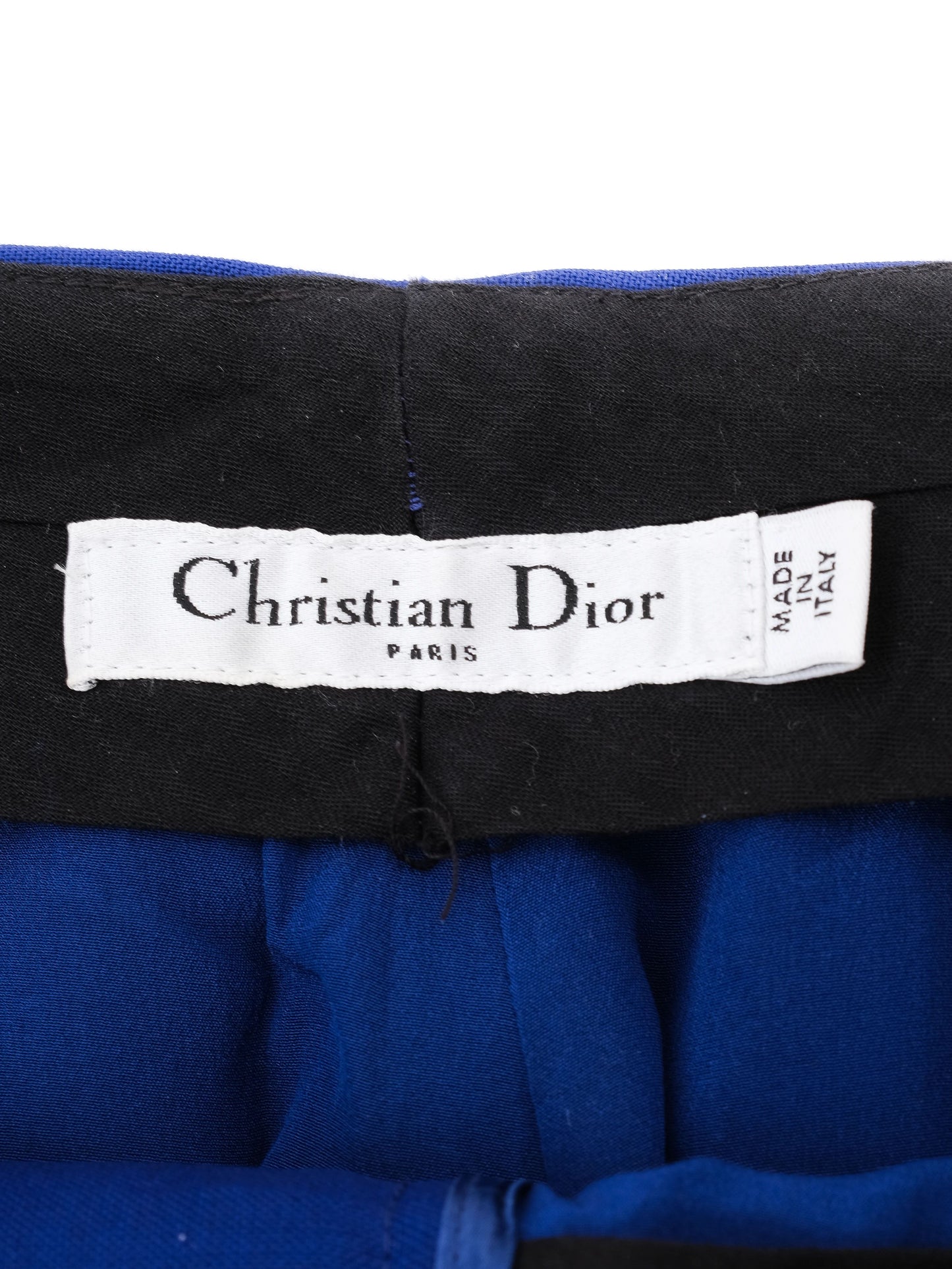 perfect christian dior purple wool pants size xl made in italy