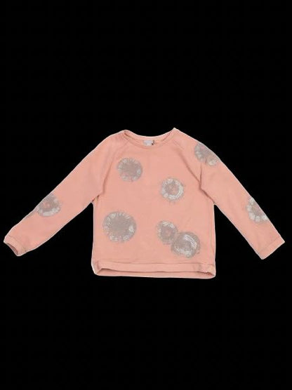 Excellent COS Pink Cotton Long Sleeve Shirt Size 8 for Kids