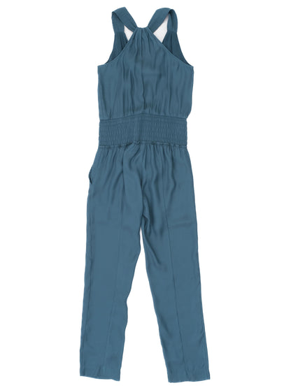 Excellent Patrizia Pepe Green Halter Neck Jumpsuit Size 40 M