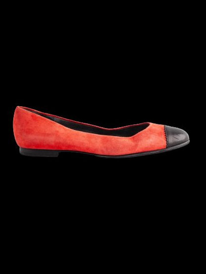 Good Stuart Weitzman Red Leather Flats Size 39 Women’s Shoes