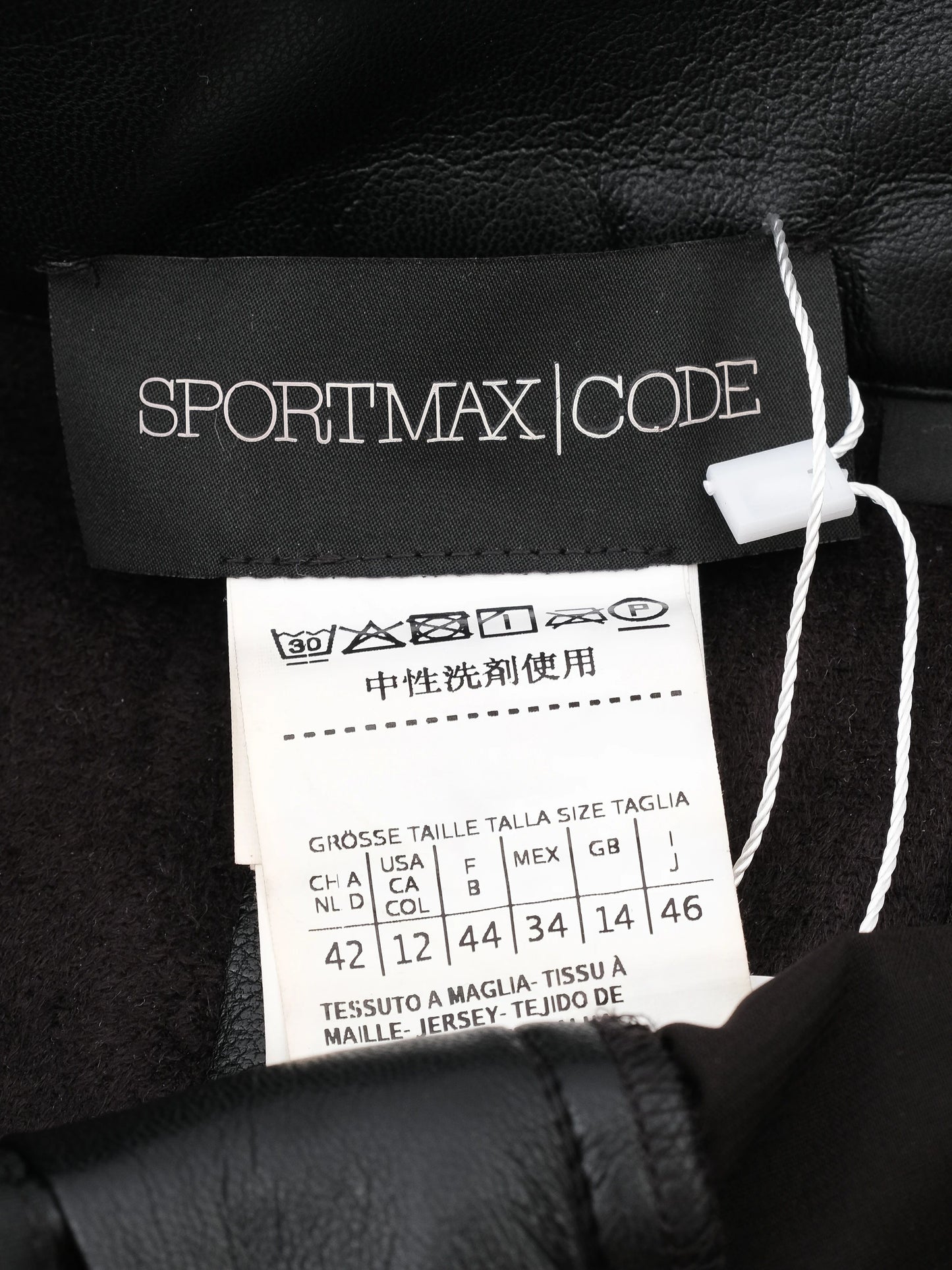 sportmax black pleated pants with side buckles size xxl excellent