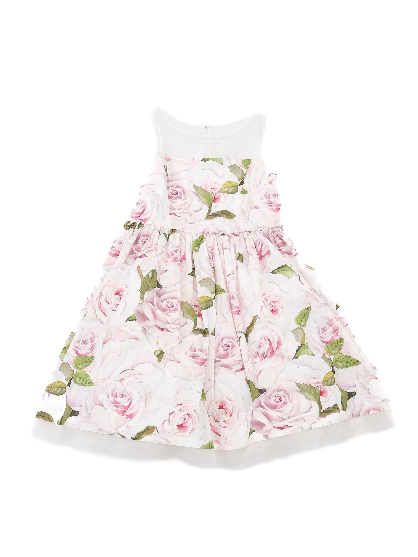 excellent monnalisa floral dresses for girls, cotton size 10