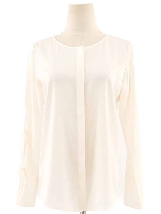 Excellent Hugo Boss Yellow Silk Blouse Long Sleeve XS