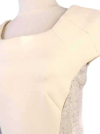 Average Rag&Bone Yellow Wool Dress XS with Textured Panels