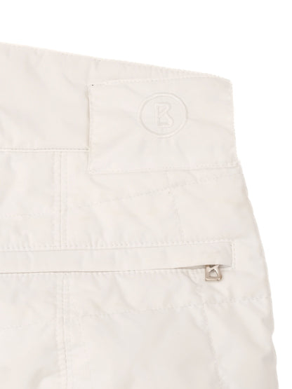 Average Bogner Women's White Pants M with Leopard Print Lining