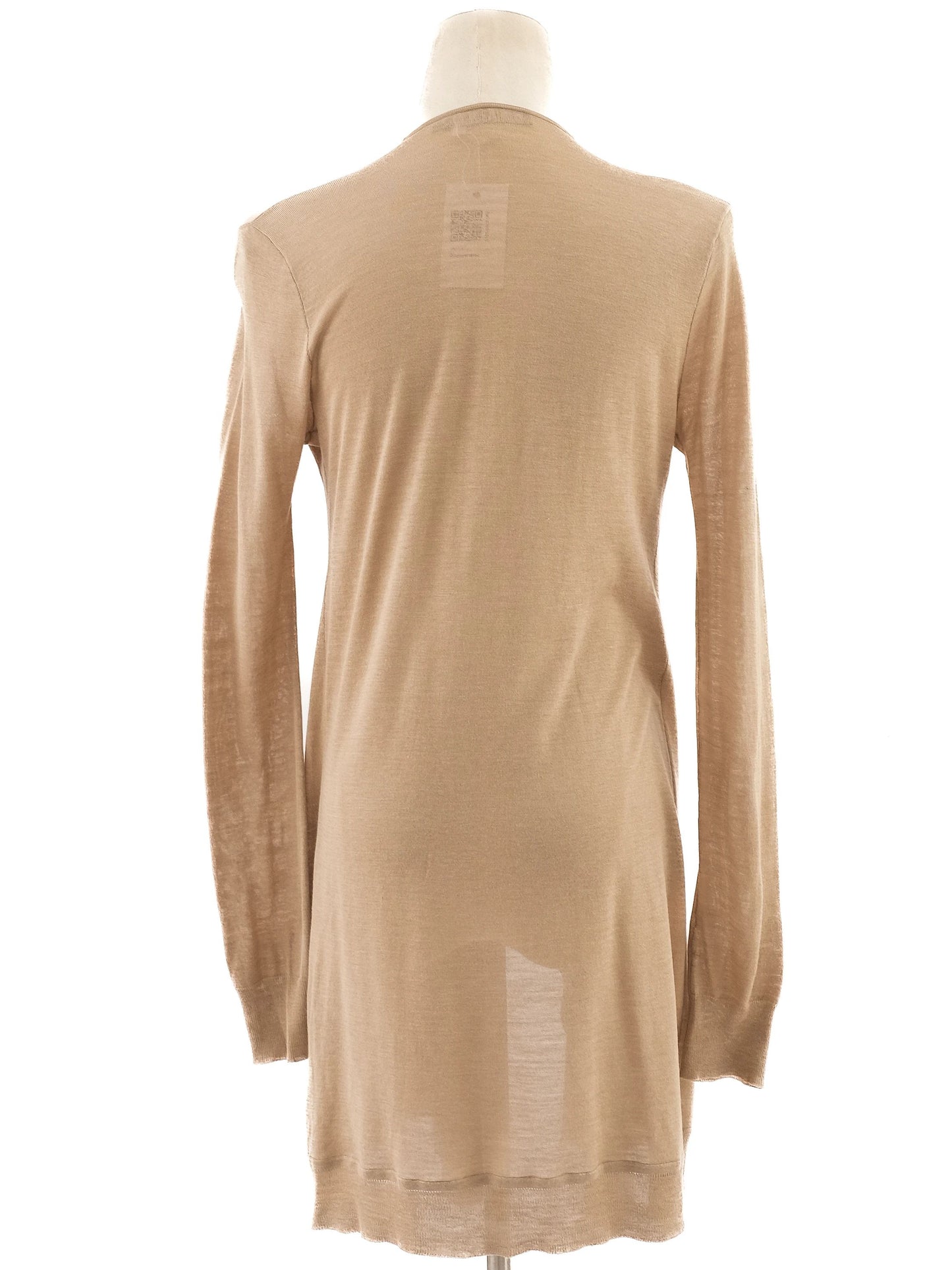 excellent ralph lauren women's orange silk cardigan size m