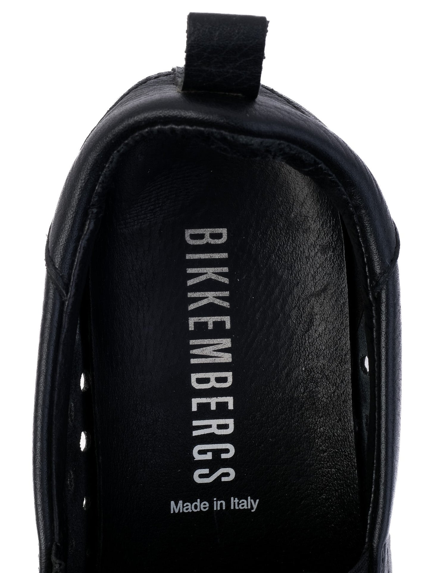 excellent bikkembergs black leather women’s shoes size 37