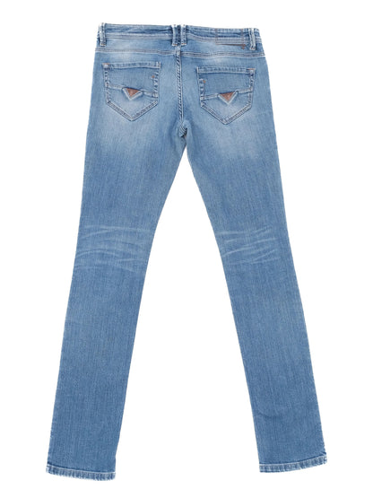 Massimo Dutti Women's Blue Cotton Jeans Size M Excellent